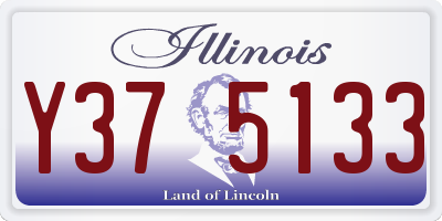 IL license plate Y375133