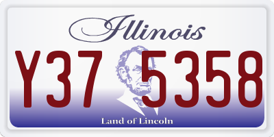 IL license plate Y375358