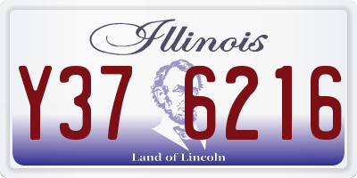 IL license plate Y376216