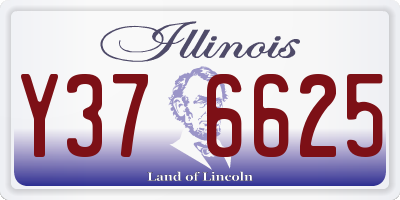 IL license plate Y376625