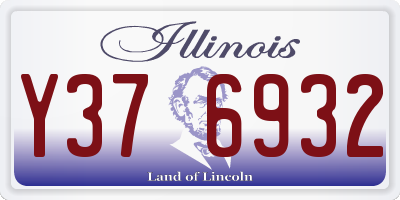IL license plate Y376932
