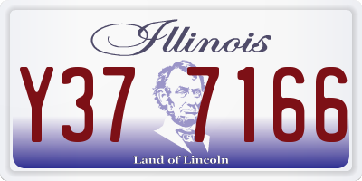 IL license plate Y377166