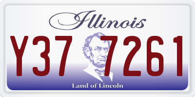 IL license plate Y377261