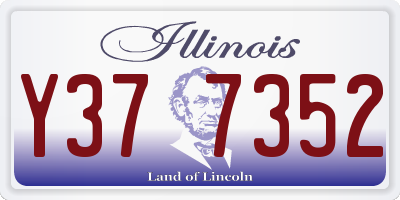 IL license plate Y377352