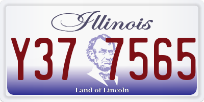 IL license plate Y377565