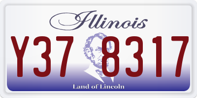 IL license plate Y378317