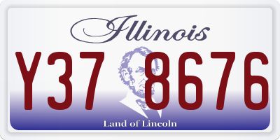 IL license plate Y378676