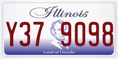 IL license plate Y379098