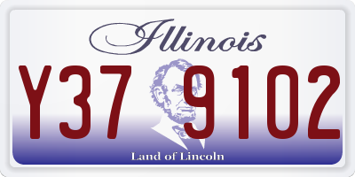IL license plate Y379102
