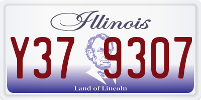 IL license plate Y379307