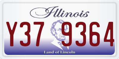 IL license plate Y379364