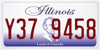IL license plate Y379458