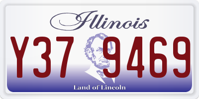 IL license plate Y379469