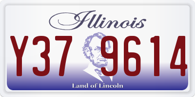 IL license plate Y379614