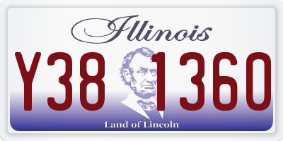 IL license plate Y381360