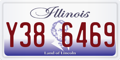 IL license plate Y386469