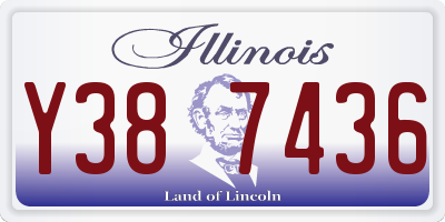 IL license plate Y387436