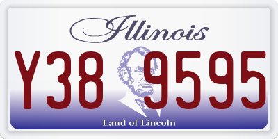 IL license plate Y389595