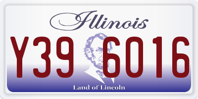 IL license plate Y396016