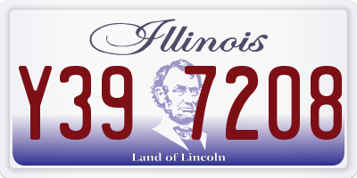 IL license plate Y397208