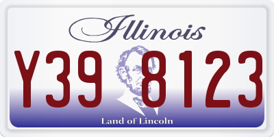 IL license plate Y398123