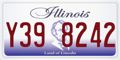IL license plate Y398242