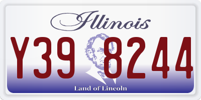 IL license plate Y398244