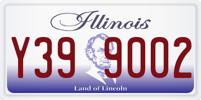 IL license plate Y399002