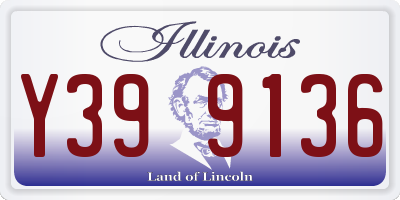 IL license plate Y399136