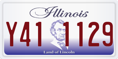 IL license plate Y411129