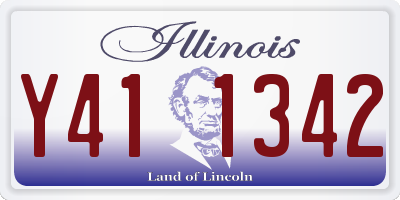 IL license plate Y411342