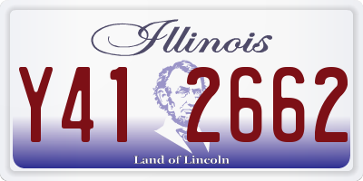 IL license plate Y412662