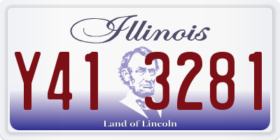 IL license plate Y413281