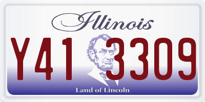 IL license plate Y413309