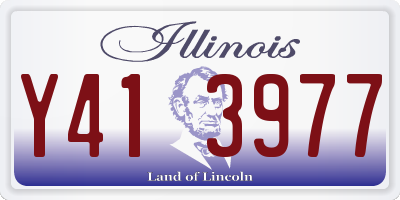 IL license plate Y413977