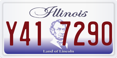 IL license plate Y417290