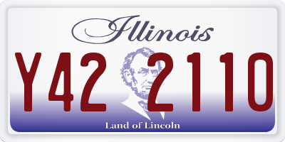 IL license plate Y422110