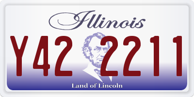 IL license plate Y422211