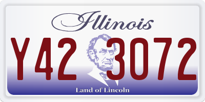 IL license plate Y423072