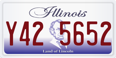 IL license plate Y425652