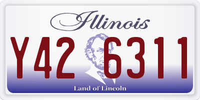 IL license plate Y426311