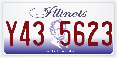IL license plate Y435623