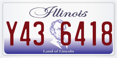 IL license plate Y436418