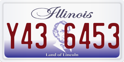 IL license plate Y436453