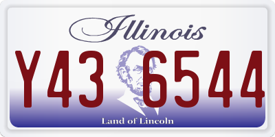 IL license plate Y436544