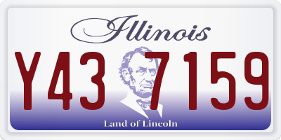 IL license plate Y437159