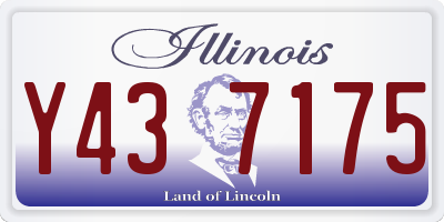 IL license plate Y437175