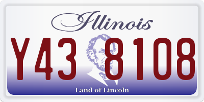 IL license plate Y438108