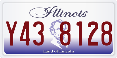 IL license plate Y438128