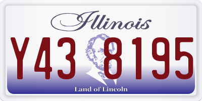 IL license plate Y438195